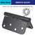 Eumtenr 304 Stainless Steel 4" Door Hinges, Heavy Duty Ball Bearing Door Hinges 1/2'' Radius Corners for Exterior Interior Gate Swing Security Doors - Set of 2 Hinges (Matte Black)