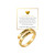 DivaGlamz I Fcking Love You Ring For Women, Adjustable Stainless Steel Engraved Heart Spiral Wrap Twist Vintage Promise Rings To My Girlfriend/Wife Birthday Gifts Jewelry (Fcking-Gold)