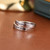 DivaGlamz I Fcking Love You Ring For Women, Adjustable Stainless Steel Engraved Heart Spiral Wrap Twist Vintage Promise Rings To My Girlfriend/Wife Birthday Gifts Jewelry (Fcking-Gold)