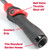 Chapin International 4673 10 Pattern Rotatable Nozzle and 39 to 56 inches Extension Telescoping Watering Wand, Black/Red, 39-56 inches