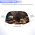 Tomeusey Winch Cover, Waterproof Winch Cushion - All-Weather Winch Accessories Fit Most 8000-17500 Lbs, Retro American Flag Eagle Electric Winches Protector with Elastic Band, Easy to Install