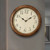 CHIRAY 16-Inch Solid Wood Silent Non-Ticking Decorative Wall Clock with Large Arabic Numerals Battery Operated Analog Retro Clock for Living Room, Kitchen, Bedroom