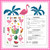 Cerlaza 235 Styles Hawaiian Luau Flamingo Temporary Tattoos for Kids Girls, Tropical Fake Tattoo Stickers Party Supplies Favors Decorations (10 Sheets)