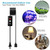 Indoor Extension Cord with Timer 2/4/12Hour Countdown, 60W 6.5 FT 2 Prong Electric Cord, Power Outlet for Aquarium, Grow Light, Hydroponics, Indoor Lighting, Home Appliances