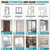 Bantie 20FT Weather Stripping Door Seal, Self-Adhesive Silicone D-Shaped Seal Strip for Door Frame & Window Gaps, Soundproof Insulation Gap Filler