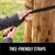 GORILLA GRIP Durable Camping Hammock with Heavy Duty Tree Straps, Portable Hammocks for Outside, Easy to Use Travel Swing Chair, Outdoor Camper Hiker Essentials, Backpacking Gear Gifts, Single, Orange