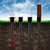 LADECH Premium No Dig Ground Anchor - DIY Screw in Stake - 27 Inch - Fits Standard 4x4 Post - Great for Mailbox and Fence Posts (Set of 1)