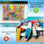 2 PCS Extra Large Pool Float Storage Bags,79×47 in Hanging Pool Toy Organizer with 20 Hooks & 20 Zip Ties,Mesh Pool Storage Net for Inflatable Floats, Rafts, Balls, Pool Accessories