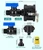 IBC Tote Hose Adapter Kit, 2" Cam Lock fittings for 275-330 Gallon Tank, IBC Tote to Garden Water Hose Adapter with Garden Hose Quick Connector, Plastic Shut Off Ball Valve(3/4" Female Male GHT)