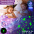Toylink Unicorn Gifts for Girls Age 4 5 6 7 8 9 10, Kids Unicorn Toys with Mini Karaoke Machine/Glowing Blanket/Night Light/Headband/Bracelets, Birthday Graduation Gifts for Daughter Niece