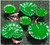 WhistenFla Floating Lily Pads for Ponds, 6Pcs Realistic Lily Pads Leaves Artificial Floating Foam Lotus Leaves Plastic Foam Water Lily Pads Foliage Pond Decor for Pond Pool Koi Fish Patio Aquarium