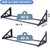 DECORDEEP 2 Pcs Disc Golf Rack Wall Mount, Disc Golf Storage, Disc Golf Wall Hanger, Disc Golf Shelf for Wall, Disc Rack Storage, Wall-Mounted Disc Golf Organizer for Home, Garage