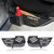 MAIKER Metal Rear Door Pocket Storage Box Compatible with 2018-2024 Jeep Wrangler JL JLU 4XE & 2020-2024 Gladiator JT, Molle Panels Door Organizer Replaces Sagging Nets, 2PCS