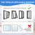 FSEN Portable AC Window Seal Kit - Heavy-Duty Window Barrier with Adjustable Hole, No-Drill Waterproof & Universal Fit for Sliding/Crank-Out/Skylight Windows. Blocks Heat, Dust & Saves Energy!
