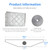 FSEN Portable AC Window Seal Kit - Heavy-Duty Window Barrier with Adjustable Hole, No-Drill Waterproof & Universal Fit for Sliding/Crank-Out/Skylight Windows. Blocks Heat, Dust & Saves Energy!