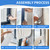 FSEN Portable AC Window Seal Kit - Heavy-Duty Window Barrier with Adjustable Hole, No-Drill Waterproof & Universal Fit for Sliding/Crank-Out/Skylight Windows. Blocks Heat, Dust & Saves Energy!