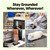 GroundingWell - Grounding Mat for Feet with 15ft Cord, 50K Ohm Resistor, Carbon Layer - Ground Mat for Work, Sleep, Comfort, Wellness Support