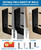 LEOPO 12 inch Shelf Bracket for DIY Floating Shelf, 1/5 inch Thick Heavy Duty Bracket, 6 Pack, Golden