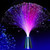 JALORDE Fiber Optic Mood Novelty Lamps Lighting Glacier Lite with Color-Changing Crystals Base (2pack)