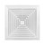 Piumeif 12x12 Bathroom Exhaust Fan Cover with Springs, Replacement Vent Cover for Wall-Mounted Exhaust Fan, Plastic Ventilation Hood and Ceiling Air Diffuser Square (31Wx31L(cm) -white