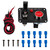 Jtron DC12V 20A Universal Racing Switch Panel Toggle Switch Carbon Fiber Racing Car Ignition Switch Panel Engine Start Push Button Red LED