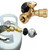 Hooshing Propane Tank Adapter Converts POL LP Tank Service Valve to QCC1 / Type1 Hose or Regulator- Old to New. (Brass)
