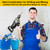 10-Amp Corded 5/8" Heavy Duty Drill Mixer Set, Mixing Drill Machine