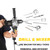 10-Amp Corded 5/8" Heavy Duty Drill Mixer Set, Mixing Drill Machine