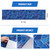 Nuanchu Self-Adhesive Vinyl Pool Liner Patch - Waterproof PVC Repair Sheet for Above Ground Pools, Bounce House, Inflatable Boat & Swimming Toys(Marble,12 x 40 Inch)