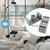 4pcs Sliding Glass Shower Door Side Collision-Proof Block,for 5/16"(8mm) Shower Glass Door,with Screws(48x21x20mm)