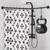 SIKAIQI Stretchable 304 Stainless L Shaped Bathroom Bathtub Corner Shower Curtain Rod Rack (Black 24"-69" x 24"-85", Maximum size 114''), Drill Free Install, for Bathroom,Clothing Store,Private space