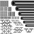 Silicone Vacuum Hose Kit 6PCS 5FT 1/8" 5/32" 3/16" 1/4" 5/16" 3/8" ID High Performance 130PSI With Vacuum Connector 12 Sizes 130PCS Engine Automotive Vacuum Silicone Hose Line Kits