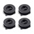 Bawkars 4 PCS Floor Mat Clips, Car Carpet Twist Lock Fasteners, Anti-Slip Floor Mat Fixing Clips, Universal Durable Auto Carpet Grips for Most Cars(Black)