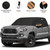 Kistrba Car Cab Cover for Mid-Size Truck Crew Cab, Truck Cooler Sunshade Roof Cover Compatible with Toyota Tacoma, Chevy Colorado, Ford Ranger, GMC Canyon, Nissan Frontier, Black