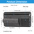 HADEEONG Sun Visor Organizer, Multi-Pocket Auto Visor Organizer for Car, SUV and Truck, Card Holder Glasses Holder for Car Interior Accessories Car Organizers And Storage, Gray
