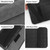 HADEEONG Sun Visor Organizer, Multi-Pocket Auto Visor Organizer for Car, SUV and Truck, Card Holder Glasses Holder for Car Interior Accessories Car Organizers And Storage, Gray