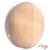 ABOUT VENT 5 inch Wooden Adjustable Vent Cover (Free of Resin) - Round Ventilation Diffuser for Wall and Ceiling - Supply and Exhaust Sauna Ventilation - Black Alder Wood Adjustable Air Valve