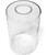 Clear Bubble Seeded Glass Shade, Cylinder Glass Lamp Shade Light Fixture Replacement Glass Globe with 1-5/8-Inch Fitter Opening, Diameter 3.9”Height 5.9"