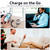 MINLU Multi Charging Cable 4A, 2Pack 4Ft Retractable Multi Fast Charger Cable, Multiple Charging Cord, 4 in 1 Multi USB Cable with Type C/Micro USB Ports for Cell Phones/IP/Galaxy/PS/Tablets/iPads