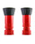 QWORK Fire Hose Nozzle, 1" Heavy Duty NPSH/NPT Thermoplastic Constant Flow Fog Nozzle, Fire Equipment