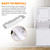 Blutoget Upgrade WE01X30378 WE1M1068 Dryer Door Handle for GE GUD27ESSMWW GUD27ESSM1WW Ken-More Dryers -Stackable GE Dryer/Washer Door Handle Replacement-Replaces WE01X25878 PS1177202 AP6983534