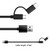 Gzzscortd Mini Fan Charger Cable USB Charging Cable Compatible with SkyGenius Aluan Mini Desk Fan Necklace Fan Stroller Fan Handheld Fan