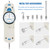BAOSHISHAN 100lb Push Pull Force Gauge for Tension and Compression Tests