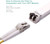 Elfcam® - 30m Fibre Optic Cable LC/UPC to LC/UPC Multimode Duplex 50/125um OM3 LSZH White(30M)