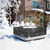 ULTCOVER Waterproof 600D Polyester Square Hot Tub Cover Outdoor SPA Covers 72 x 72 inch Black