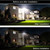 garageangle 4Pack LED Flood Light Outdoor,50W LED Work Light 5500lm with 6FT US Plug,IP66 Waterproof Exterior Security Lights,6000K Daylight White Outside Floodlights Slim Design for Playground Yard