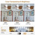 Kviflon Tropical Ceiling Fans with Lights and Remote Control, 30 Inch Low Profile Flush Mount Ceiling Fans, Palm Leaf Ceiling Fan with Light for Small Room Indoor Outdoor, Wood Grain