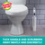 Scotch-Brite Disposable Toilet Scrubber Starter Kit, Disposable Refills with Built-in Bleach Alternative, Includes 1 Handle, Storage Caddy and 5 Refills