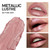 Anglicolor Metallic Nude Pink Lipstick,High Impact Lipcolor,Lightweight Hydrating Formula Smooth and Non-Sticky,Light Pink Lipstick For Women,Girls,Full-Coverage Lip Color (07 PURE ENVY, 4g)