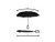 ShedRain Unbelievabrella – Wind & Rainproof Stick Umbrella, Hands-Free C-Shape Handle, Heavy Duty, Double Layered Reverse Canopy with UPF 50+ UV Protection